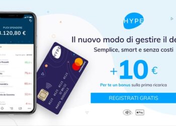 Carta Hipe ti regala 10 €!!!