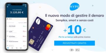 Carta Hipe ti regala 10 €!!!