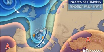 Meteo: Tra lunedì e martedì nuovo maltempo: Piogge e temporali anche intensi