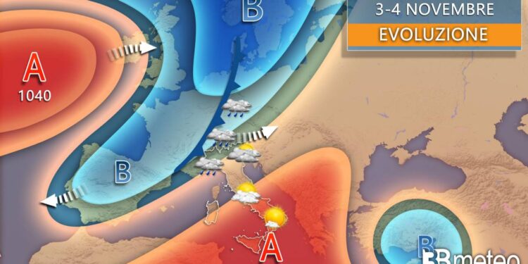 Meteo: Anticiclone mangia autunno, ma è in vista qualche pioggia, ecco dove e quando