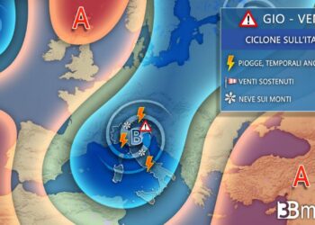 Meteo: Prossime 72 ore con maltempo: Attese, Piogge, temporali, vento e neve