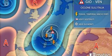 Meteo: Prossime 72 ore con maltempo: Attese, Piogge, temporali, vento e neve