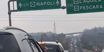 A1 Milano – Napoli: Chiusa per una notte la rampa di immissione sulla A24 Roma – Teramo