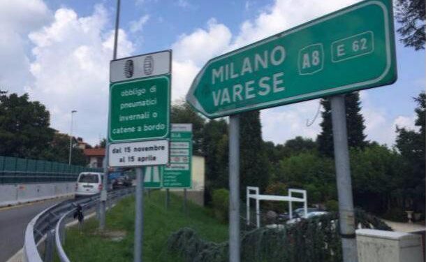 A8 Milano – Varese: Chiusure notturne dello svincolo di Solbiate Arno