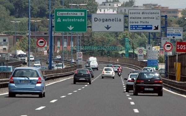 Tangenziale di Napoli: Chiusure notturne rampa uscita via cilea dello svincolo Vomero