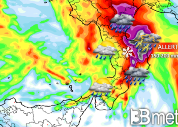 Meteo, Calabria, forte maltempo in arrivo: Rischio nubifragi sul versante ironico