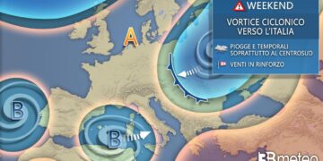 Meteo: Ciclone mediterraneo imminente, weekend di maltempo su parte d’Italia con nubifragi
