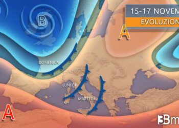 Meteo: Perturbazione in arrivo, tornano piogge e temporali tra domenica e martedì, i dettagli