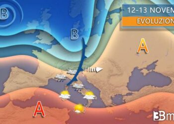 Meteo: L’anticiclone si indebolisce, qualche pioggia in arrivo, ecco dove e quando