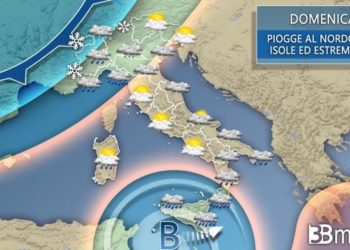 Meteo: In arrivo piogge e rovesci su parte d’Italia, ecco le regione coinvolte