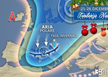 Meteo: Maltempo tra Natale e Santo Stefano, neve e freddo