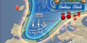 Meteo: Maltempo tra Natale e Santo Stefano, neve e freddo