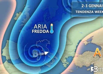 Meteo: Weekend con pioggia, temporali, vento e neve