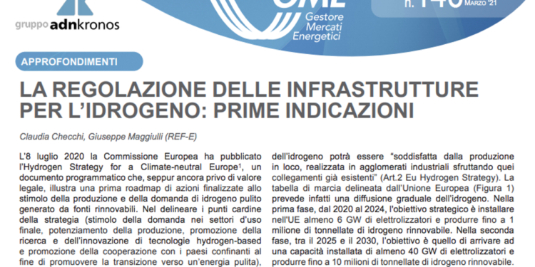 Energia: online nuovo numero newsletter Gme