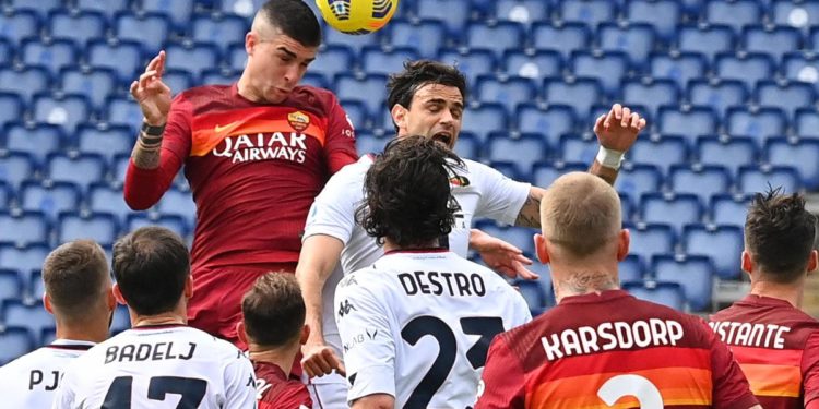 Roma-Genoa 1-0, giallorossi ok con Mancini