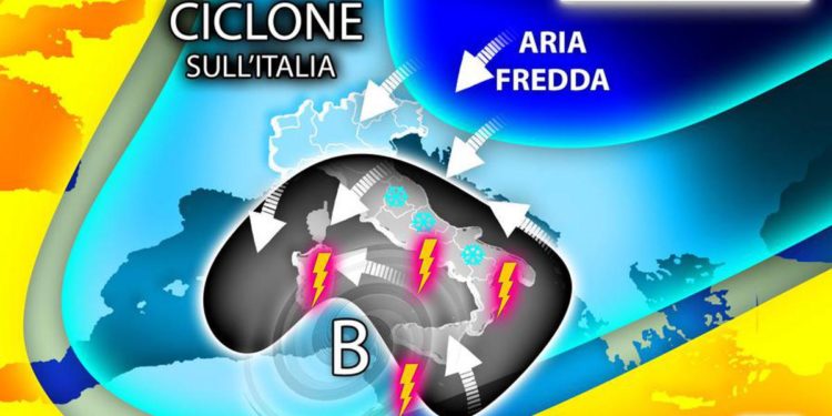Weekend 20 e 21 marzo, pioggia e neve: ecco dove