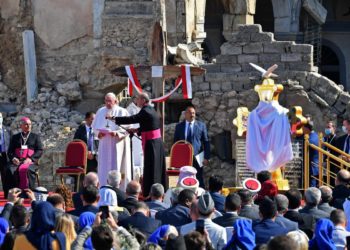 Papa Francesco a Mosul, il grido di dolore