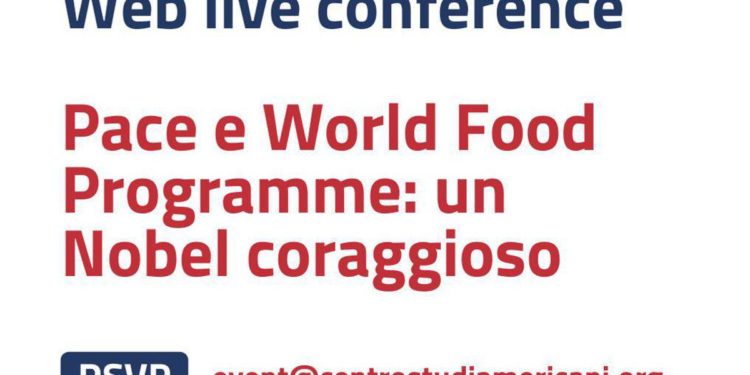 Pace e World Food Programme: un Nobel coraggioso. Guarda la diretta alle ore 18.00