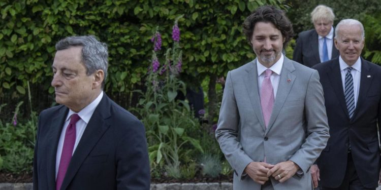 G7, Draghi: “Molto bene con Biden, europeismo e atlantismo nostri pilastri”