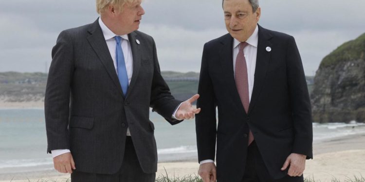 G7, Draghi: “Politiche attive lavoro per aiutare deboli, giovani e donne”