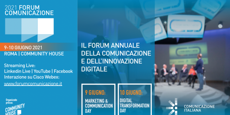 Al via il Forum Comunicazione 2021 dal 9 al 10 giugno