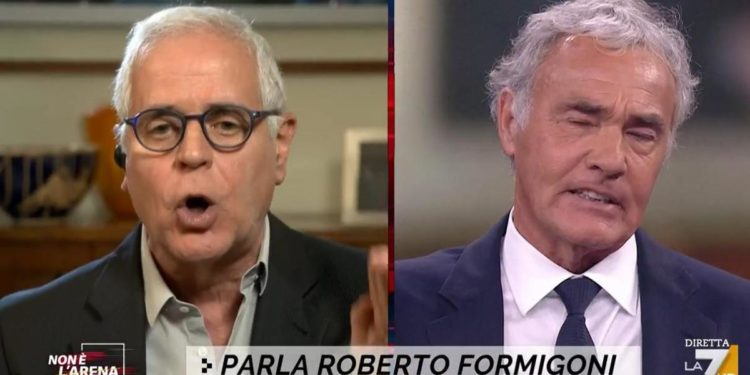 Formigoni-Giletti, scontro in tv su vitalizio