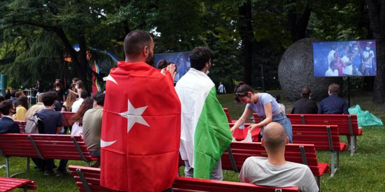 Euro 2020, ascolti tv: quasi 13 milioni spettatori per Italia-Turchia