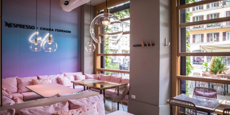 Apre a Milano il Nespresso X Chiara Ferragni Temporary Café