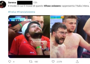 Da Harry Potter a Hulk, il tifoso svizzero eroe di Twitter