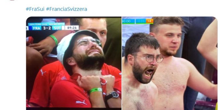 Da Harry Potter a Hulk, il tifoso svizzero eroe di Twitter