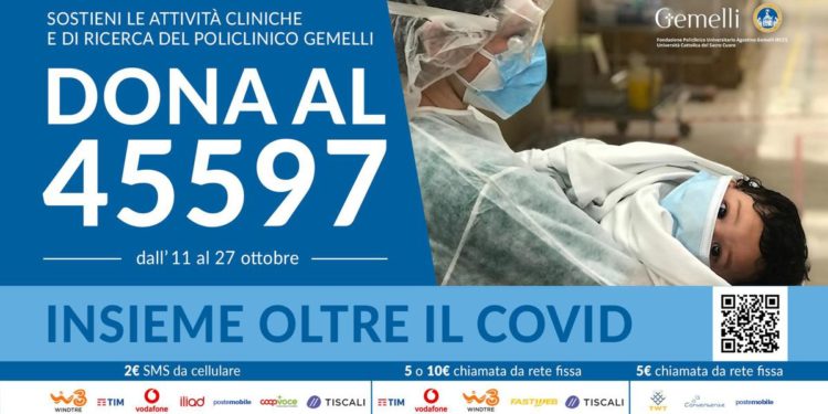Postumi da Covid per 80% guariti, raccolta fondi Gemelli Roma per ricerca e cura