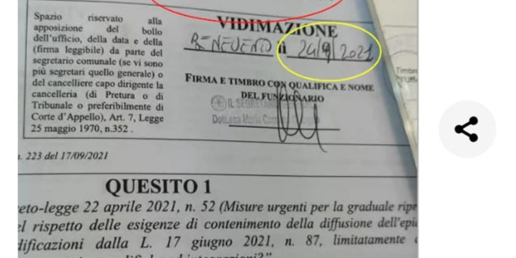 Green pass: sui social le contestazioni dei cittadini che vorrebbero firmare il referendum