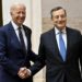 G20, Draghi posa ‘prima pietra’ summit: asse con Biden sul clima