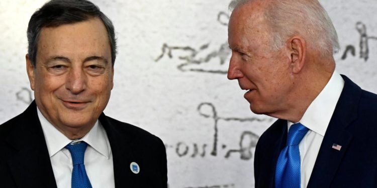 G20 Roma, Draghi: “Soddisfazione per accordo Ue-Usa sui dazi su acciaio e alluminio”