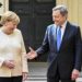 Draghi riceve Merkel a Palazzo Chigi: “Ci mancherà”