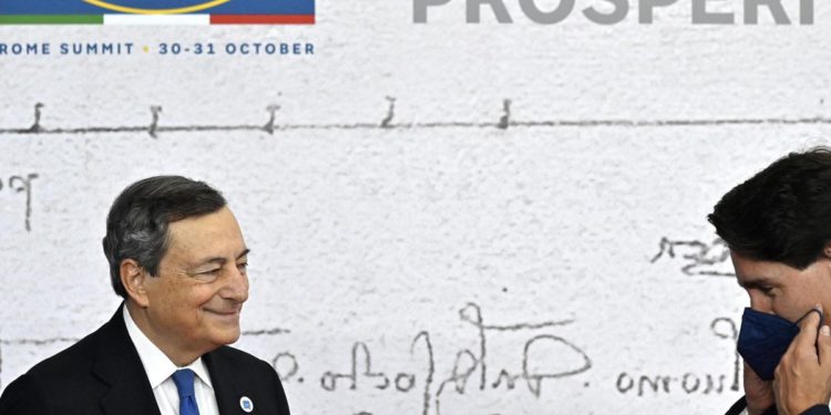 G20 Roma, per Draghi bilaterale con Canada e Cina. Biden vede Erdogan