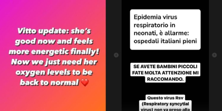 Fedez e Ferragni, figlia Vittoria sta meglio: “Fate attenzione a virus neonati”