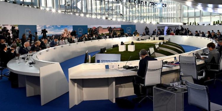G20 Roma, desk ovale ‘green’ e panorami Belpaese per lavori leader