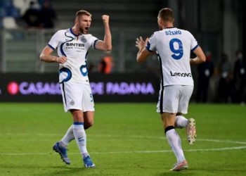 Sassuolo-Inter 1-2, Dzeko-Lautaro e rimonta nerazzurra