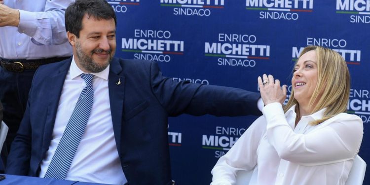 Centrodestra, Salvini e Meloni ‘firmano’ pax di Spinaceto