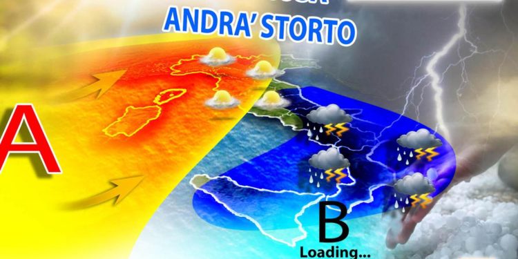 Pioggia su weekend 23-24 ottobre, maltempo si sposta da nord a sud