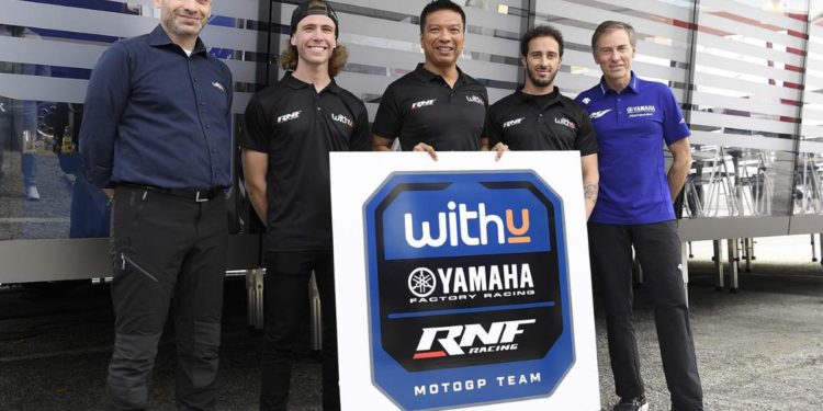 Motomondiale, nasce WithU Yamaha Rnf MotoGp Team, al via nel 2022 con Dovizioso e Binder
