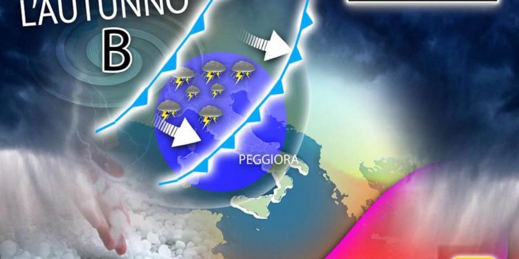 Arriva l’autunno, freddo e pioggia fino a venerdì 8 ottobre: ecco dove
