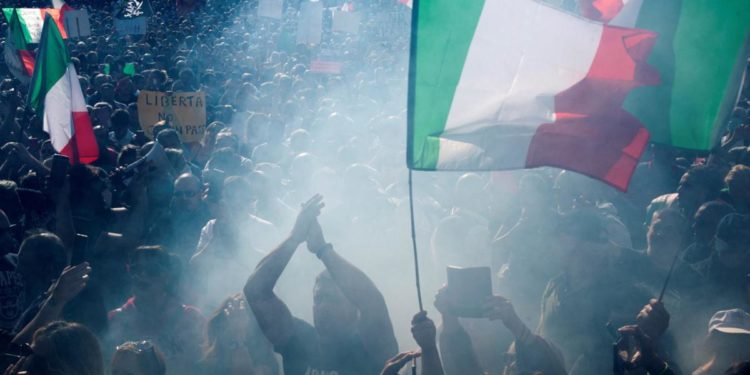 No Green Pass Roma, Forza Nuova: “Rivolta non si ferma, si alza il livello dello scontro”