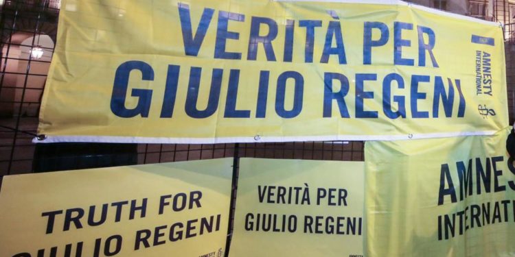 Regeni, presidenza del Consiglio si costituisce parte civile