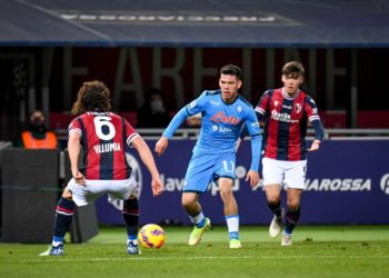 Bologna-Napoli 0-2, doppietta di Lozano