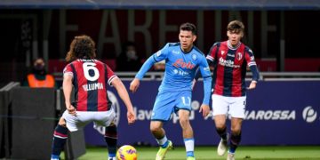 Bologna-Napoli 0-2, doppietta di Lozano