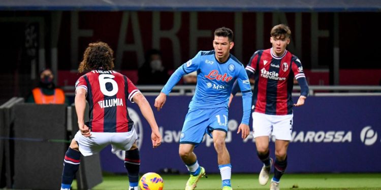 Bologna-Napoli 0-2, doppietta di Lozano