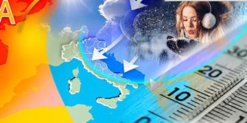 Italia al gelo e neve fino in pianura, previsioni meteo