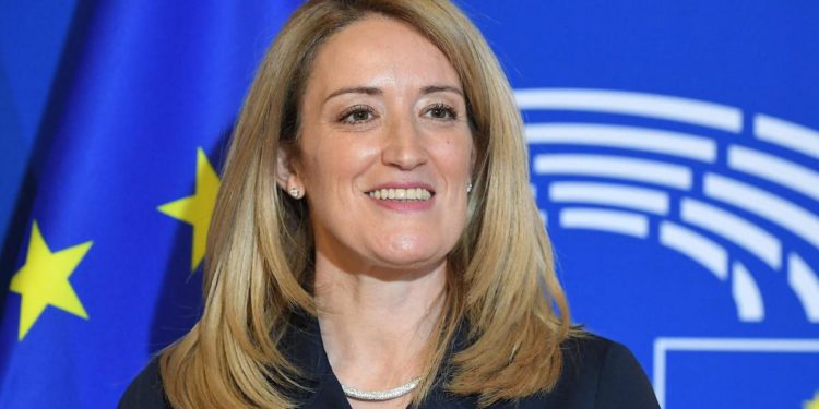 Ue, Metsola eletta presidente Parlamento